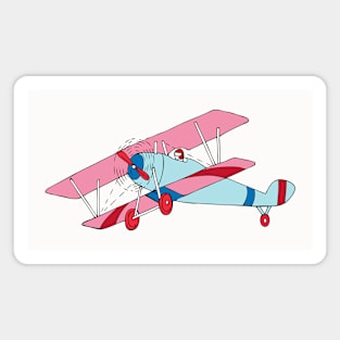 Cartoon Airplane Magnet